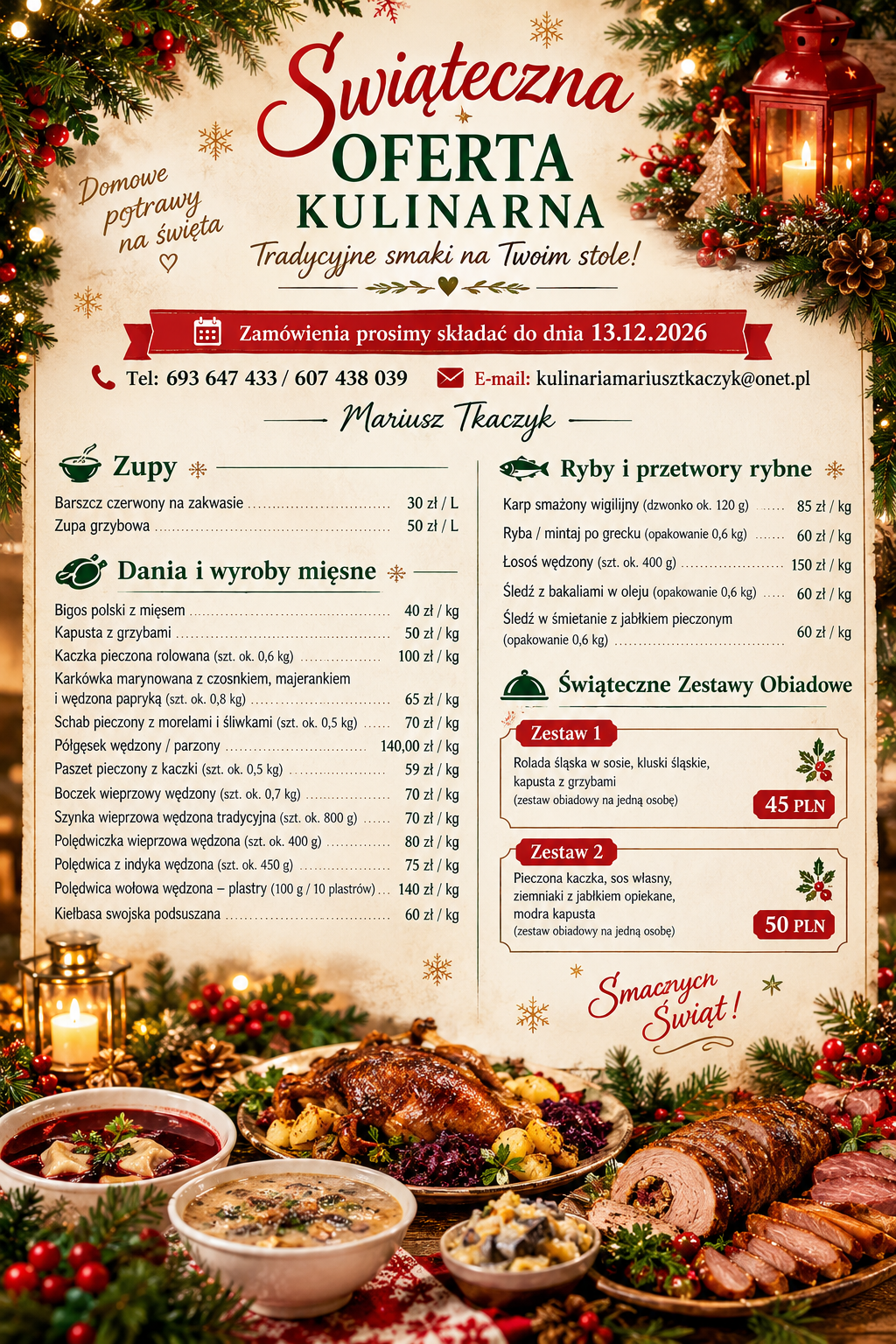 Oferty na Święta Bożego Narodzenia 2026